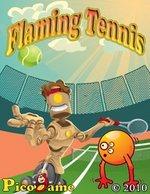 Flaming Tennis Mobile Game 