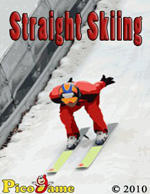 Straight Skiing Mobile Game 